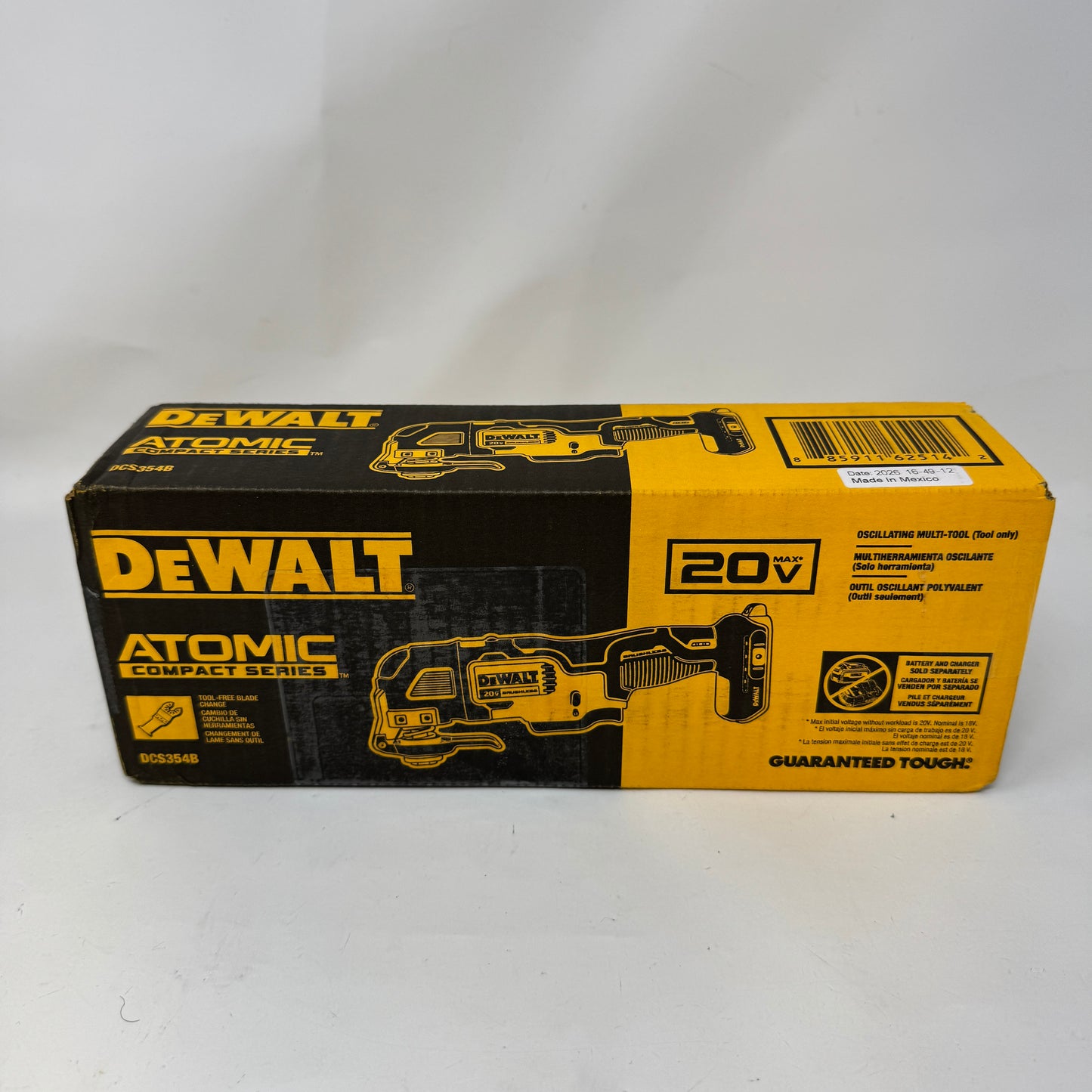 New Dewalt Atomic 20V MAX Cordless Brushless Oscillating Multi Tool