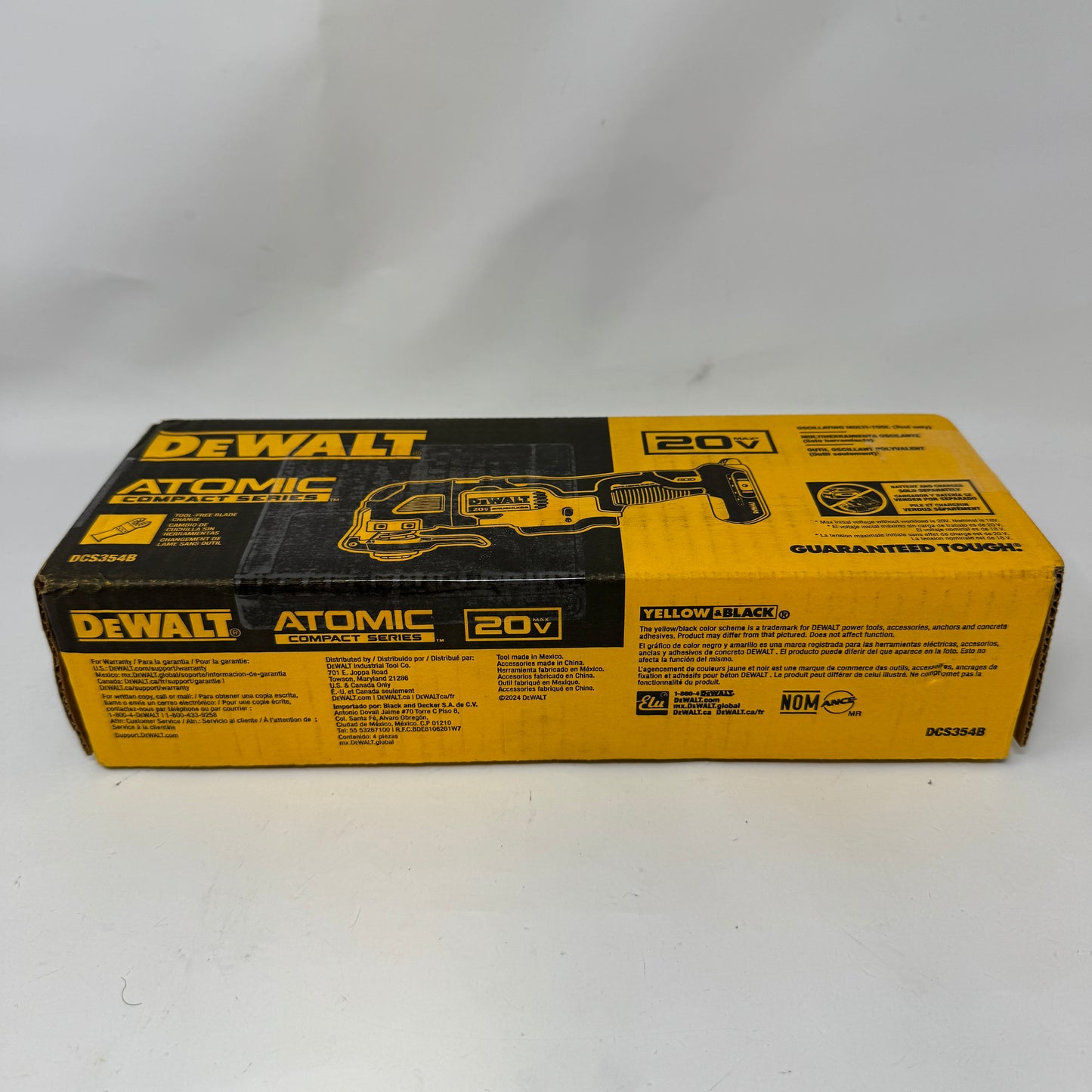 New Dewalt Atomic 20V MAX Cordless Brushless Oscillating Multi Tool