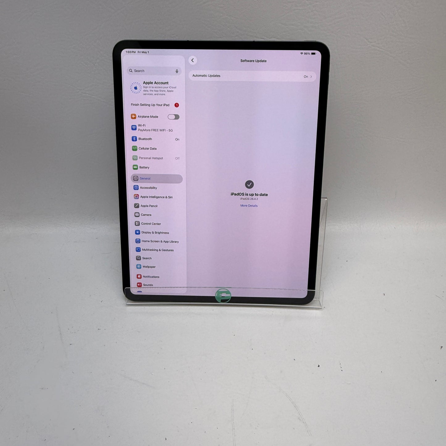 Unlocked Apple iPad Pro 13" M4 1TB Space Black MVXW3LL/A