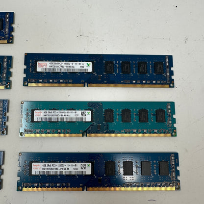 Lot Of 7 SK Hynix 2Rx8 PC3-12800U-11-11-B1 28GB (7x4GB) Ram DDR3 1333MHz 