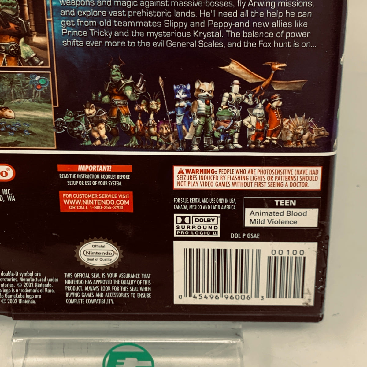 Star Fox Adventures [Player's Choice] (Nintendo GameCube, 2002)