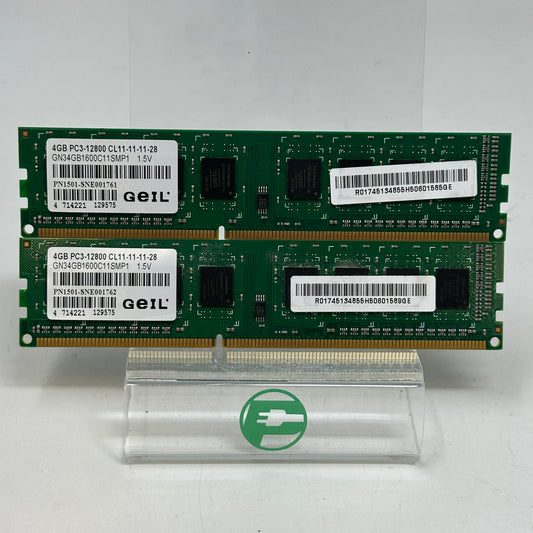 GeIL 8GB (2x4GB) RAM DDR3 1600MHz GN34GB1600C11SMP1
