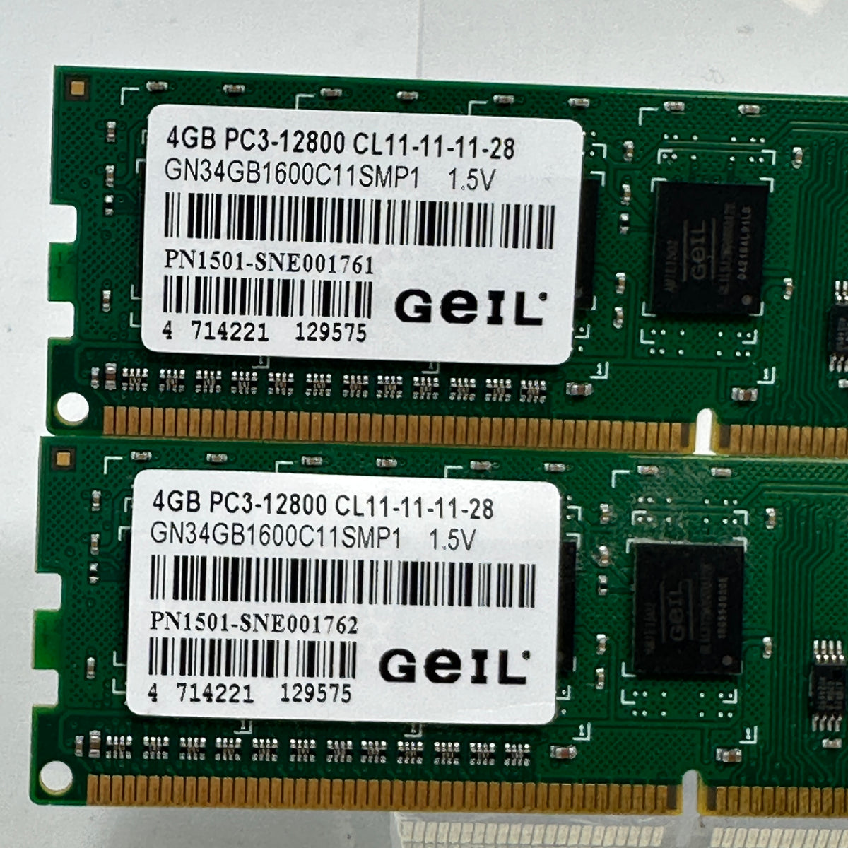 GeIL 8GB (2x4GB) RAM DDR3 1600MHz GN34GB1600C11SMP1
