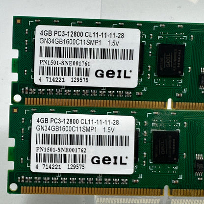 GeIL 8GB (2x4GB) RAM DDR3 1600MHz GN34GB1600C11SMP1