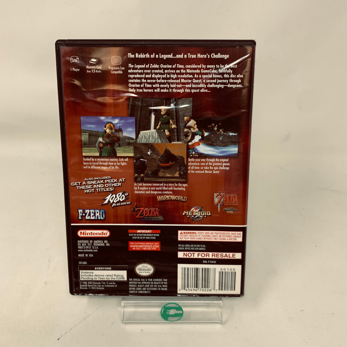 Zelda Ocarina of Time Master Quest (Nintendo GameCube, 2003)