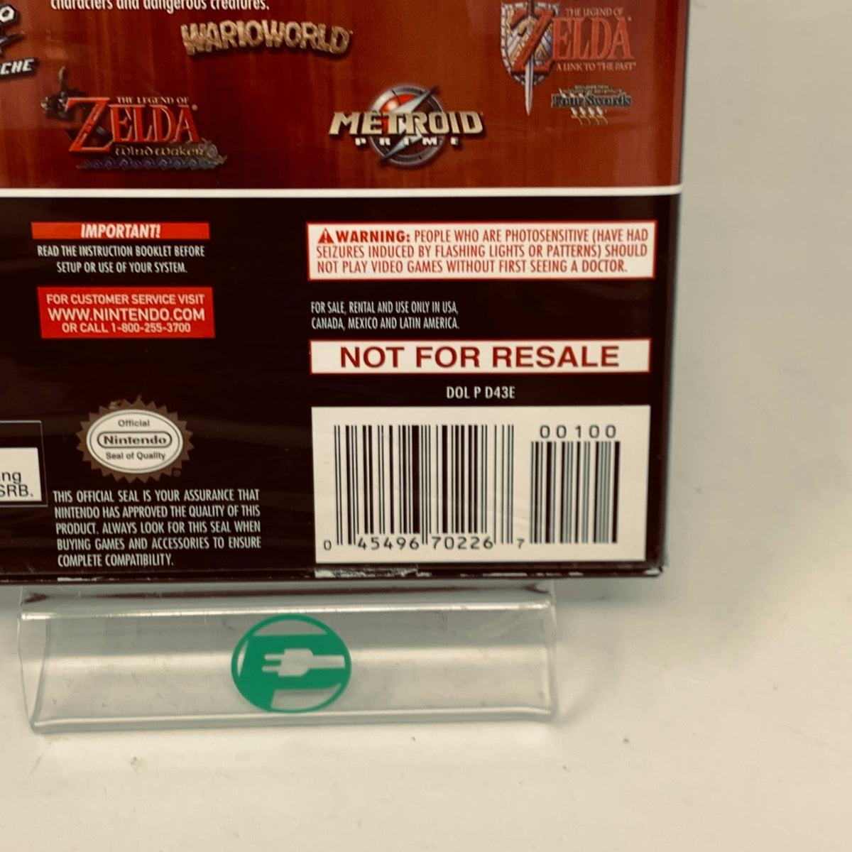 Zelda Ocarina of Time Master Quest (Nintendo GameCube, 2003)