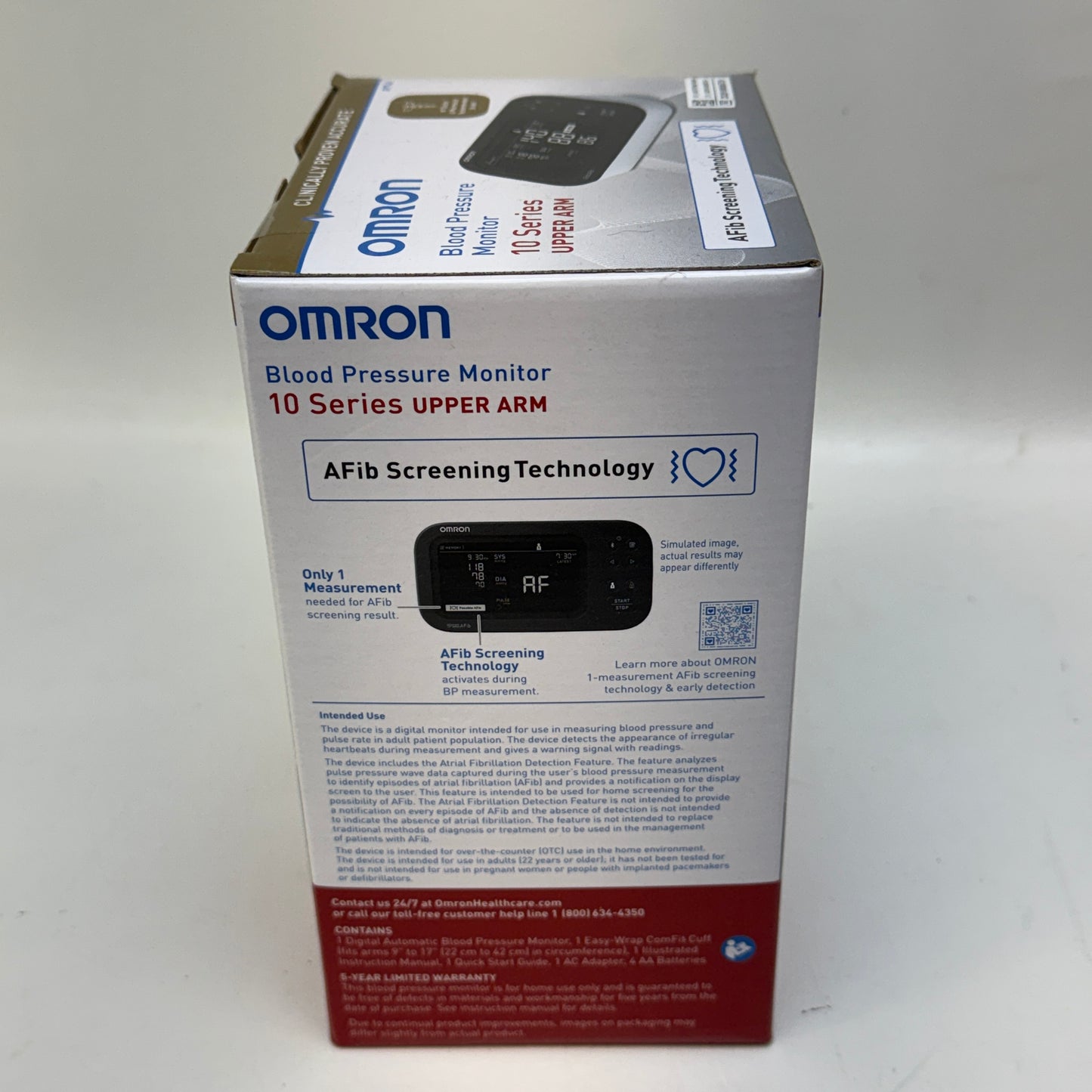 New Omron 10 Series  Upper Arm Blood Pressure Monitor BP7465