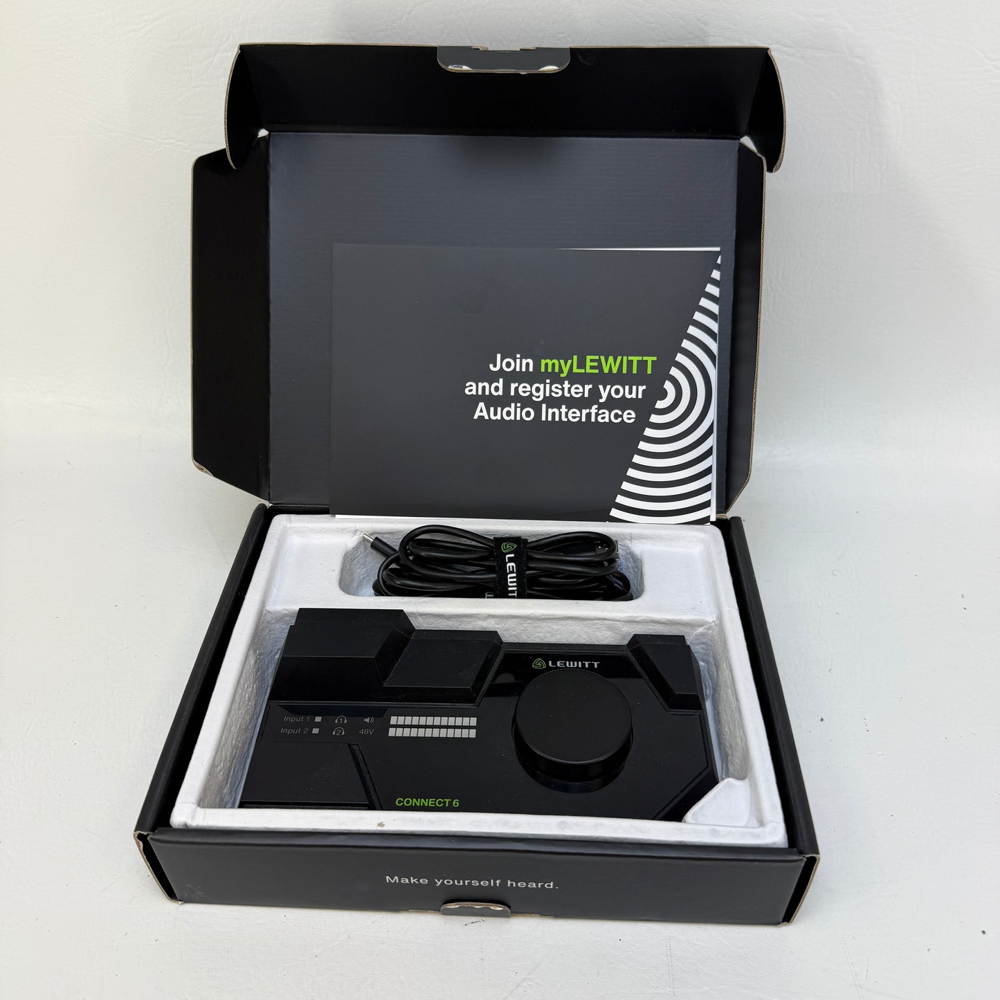 Lewitt Connect 6 DSP-Powered USB-C Audio Interface 6x6 for Desktop & Mobile