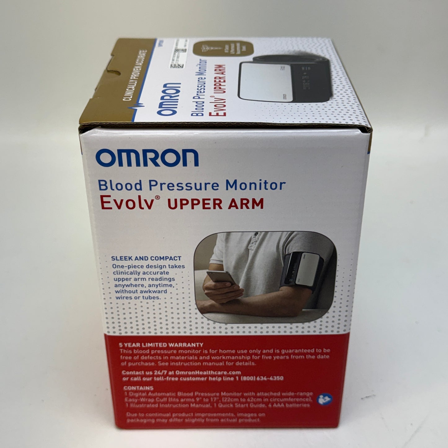 New Omron Evolv Upper Arm Wireless Blood Pressure Monitor BP7000 / HEM-7600T