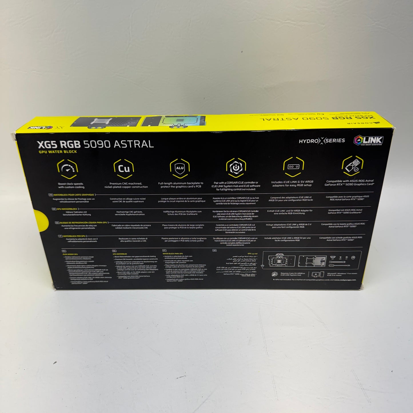 Corsair Corsair Hydro X Series XG5 RGB 5090 Astral GPU Water Block