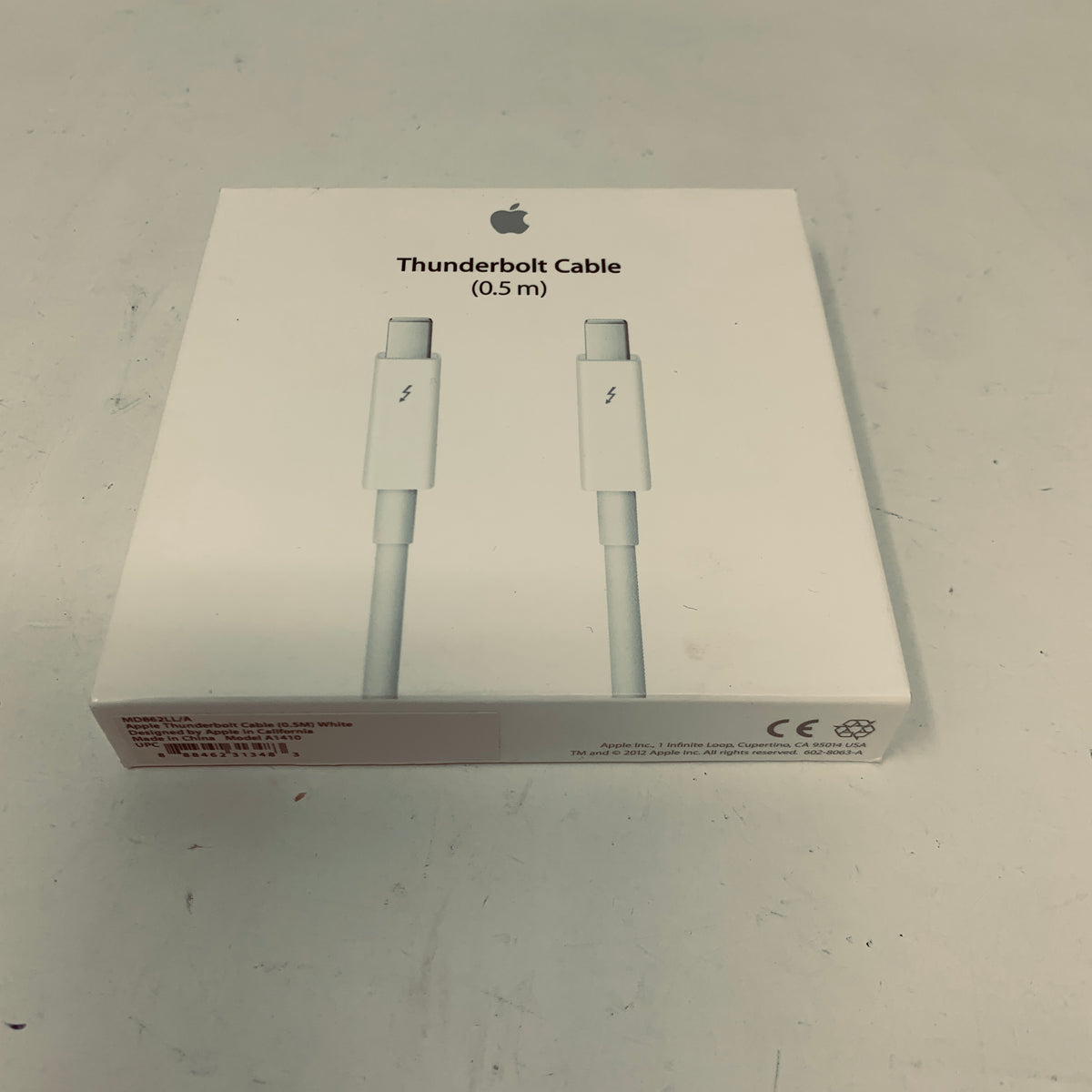 New Apple Thunderbolt Cable 0.5m Thunderbolt Cable MD862LL/A