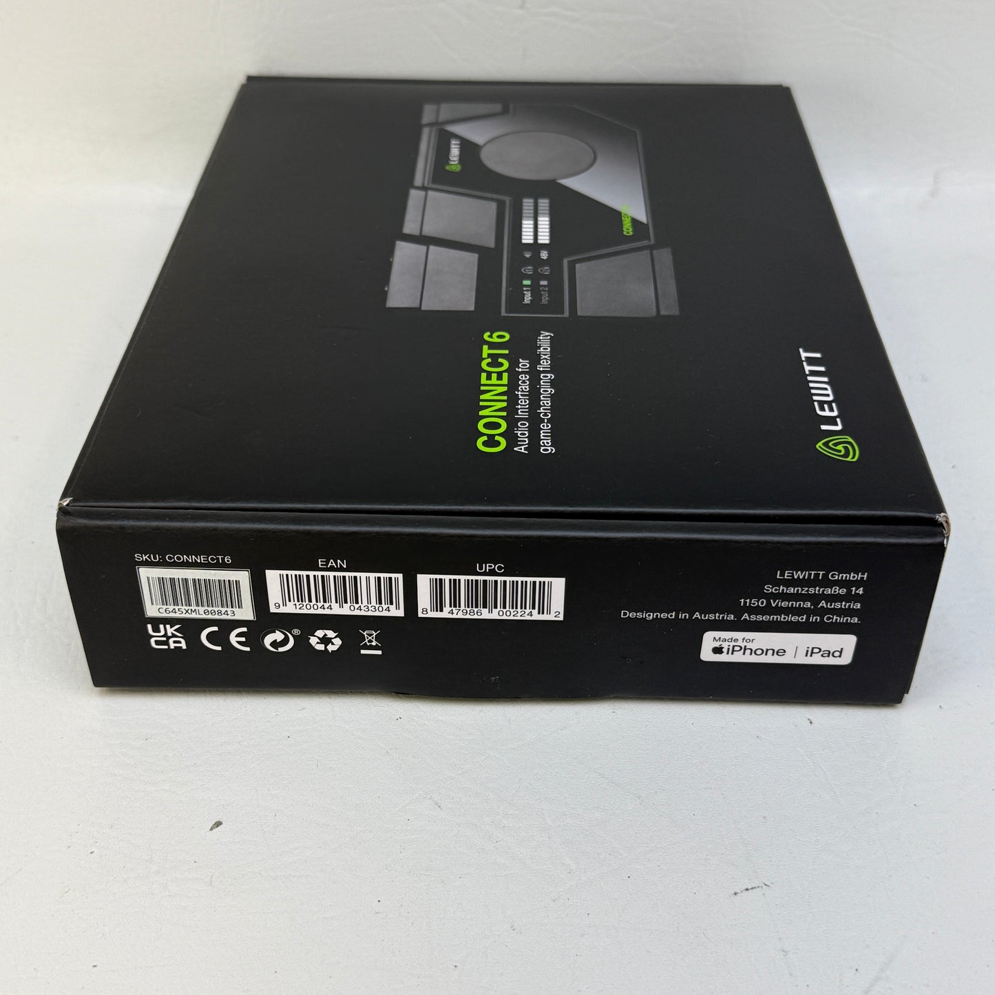 Lewitt Connect 6 DSP-Powered USB-C Audio Interface 6x6 for Desktop & Mobile