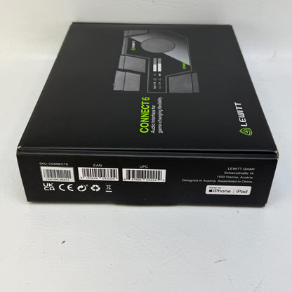 Lewitt Connect 6 DSP-Powered USB-C Audio Interface 6x6 for Desktop & Mobile