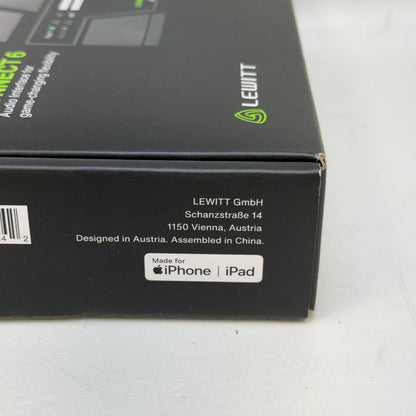 Lewitt Connect 6 DSP-Powered USB-C Audio Interface 6x6 for Desktop & Mobile