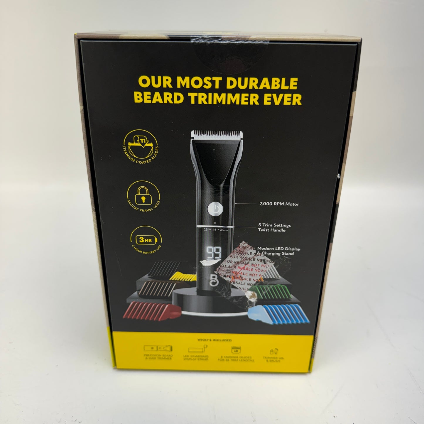 New Beard Club Precision Beard Trimmer PT45 Cordless Grooming Kit 89535637