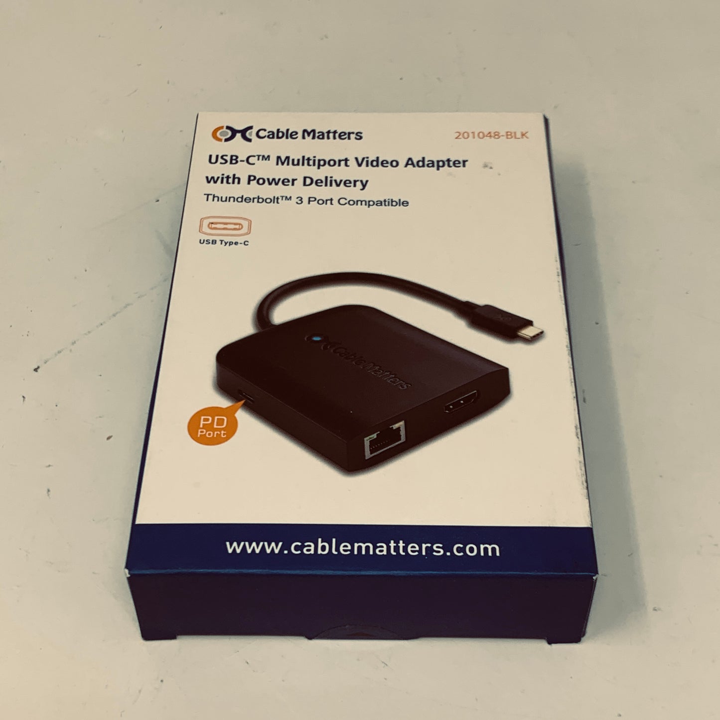 New Cable Matters 201048-BLK USB-C Multiport Video Adapter