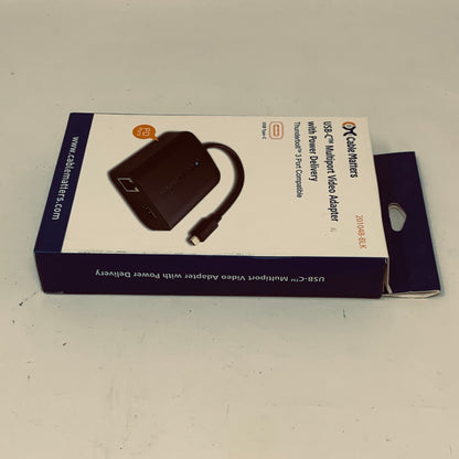 New Cable Matters 201048-BLK USB-C Multiport Video Adapter
