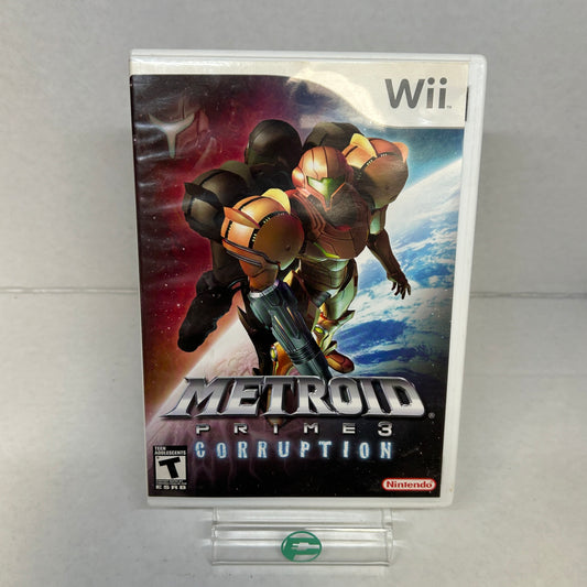 Metroid Prime 3 Corruption (Nintendo Wii, 2007)