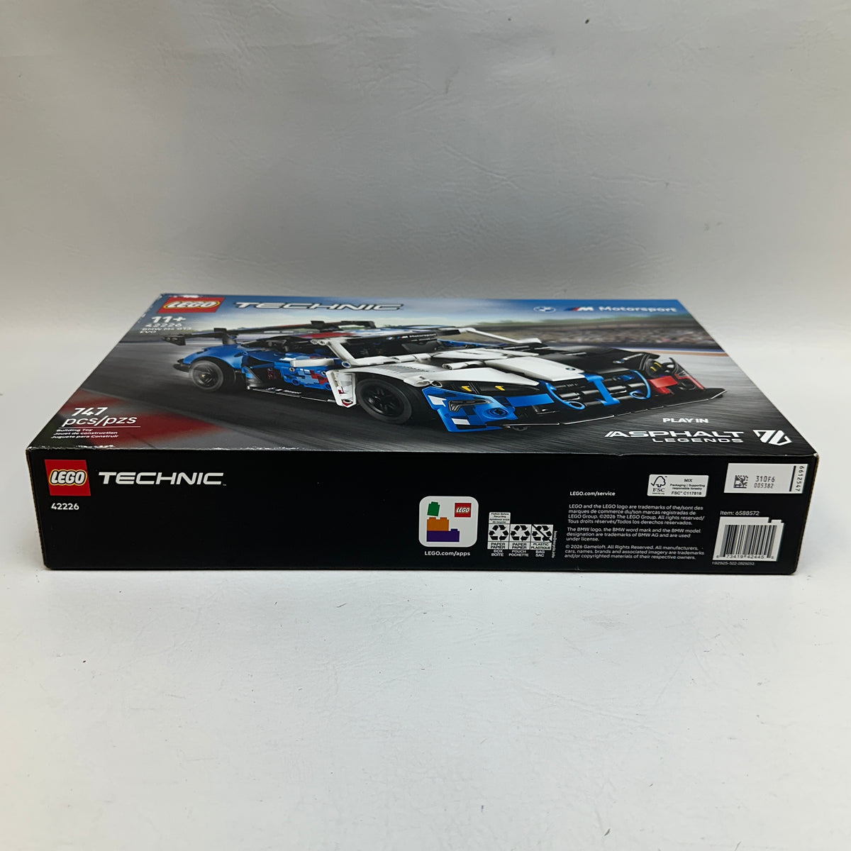 New LEGO BMW M4 GT3 EVO Race Car 42226 TECHNIC Licensed Vehicles 747 pcs