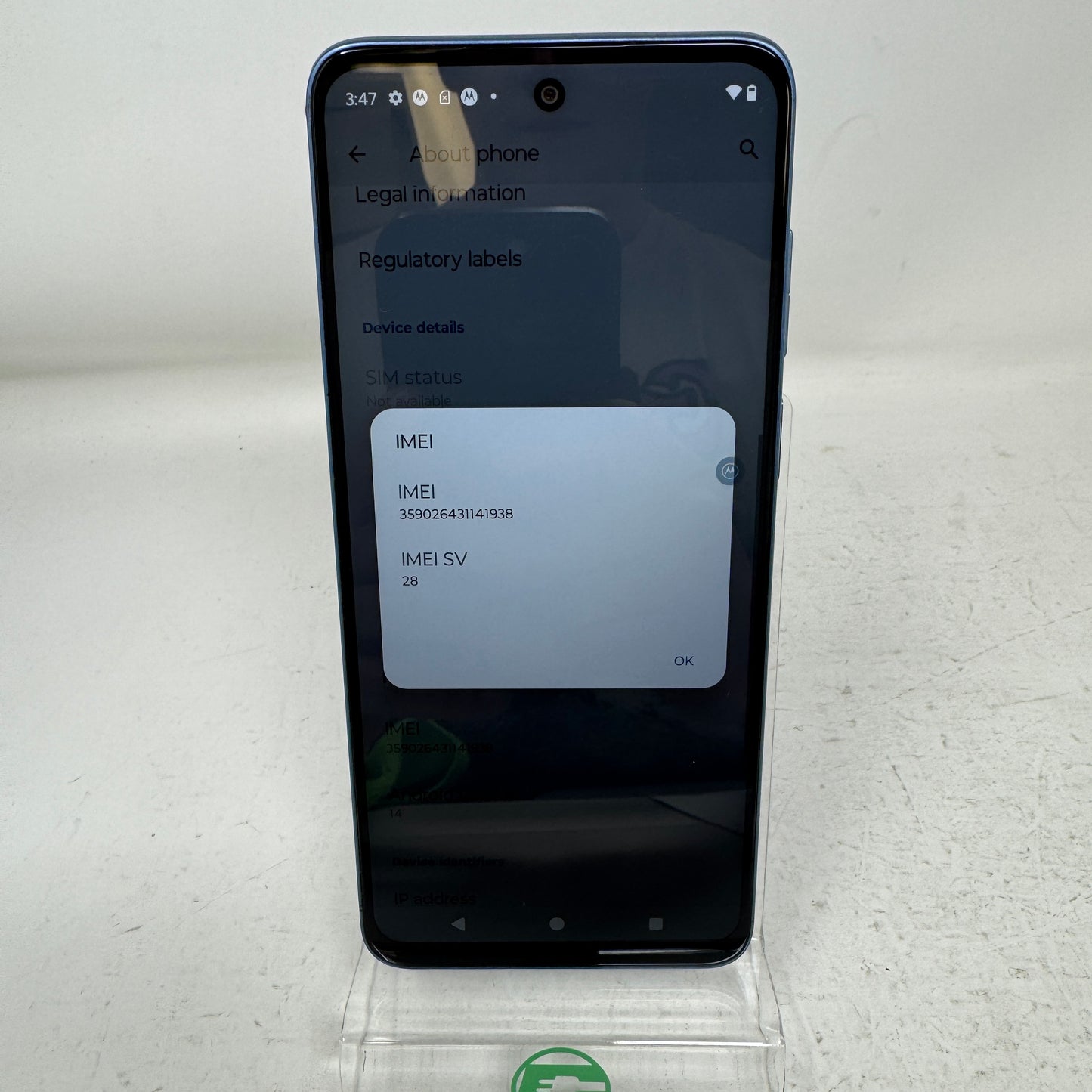 Factory Unlocked Motorola Moto G Stylus 2023 XT2317‑2 64GB Blue