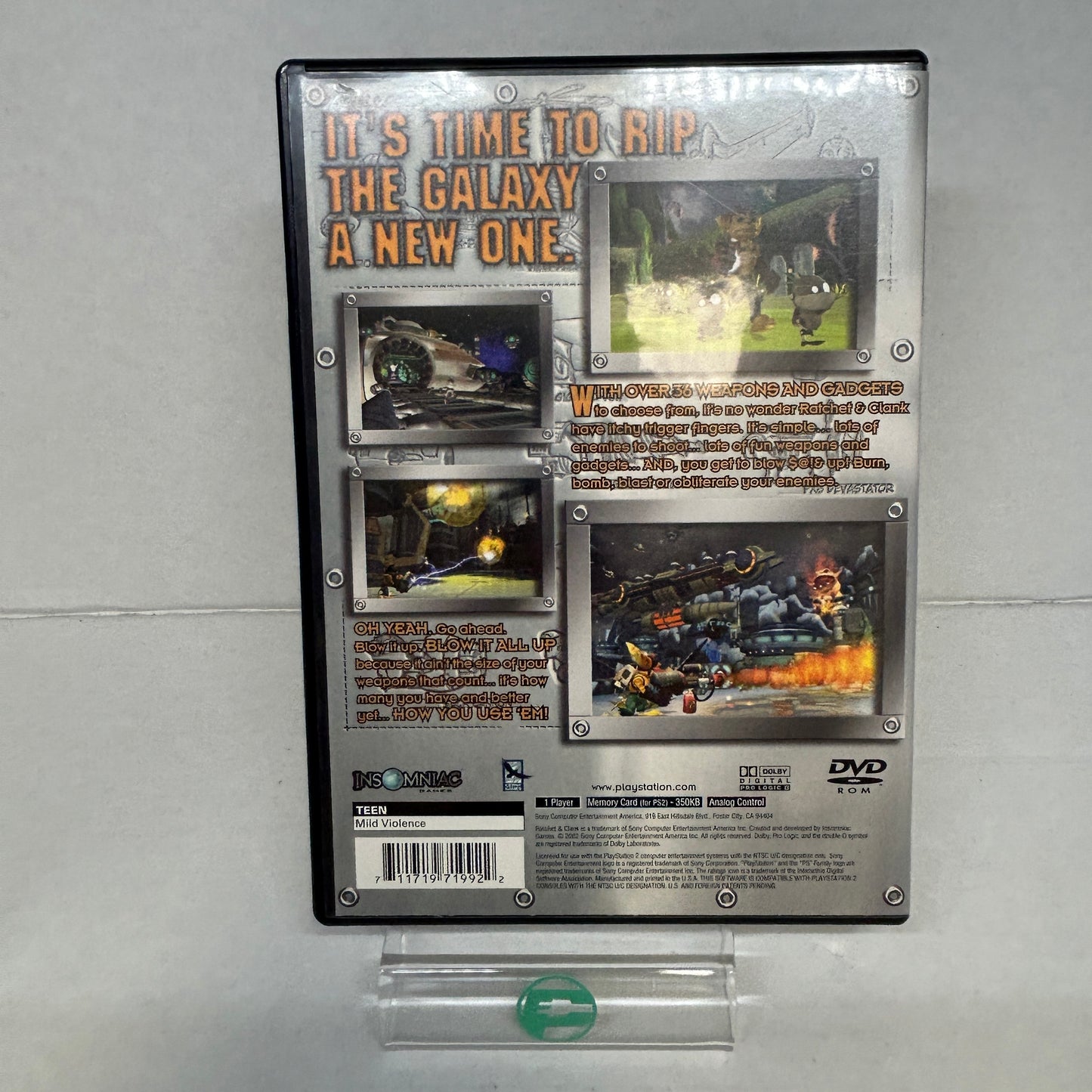 Ratchet & Clank (Sony PlayStation 2 PS2, 2002)