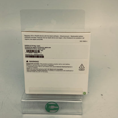 New Apple AirTag (1st Gen) White A2187 GPS Tracker
