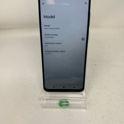 Factory Unlocked Motorola Moto G Stylus 2023 XT2317‑2 64GB Blue
