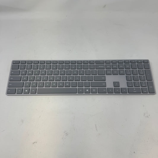 Microsoft Surface Keyboard Model 1742 WS2-00025 Wireless Bluetooth Light Gray