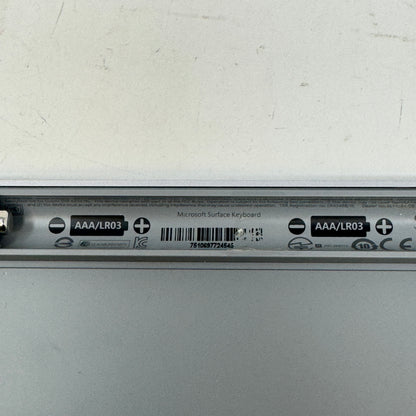 Microsoft Surface Keyboard Model 1742 WS2-00025 Wireless Bluetooth Light Gray