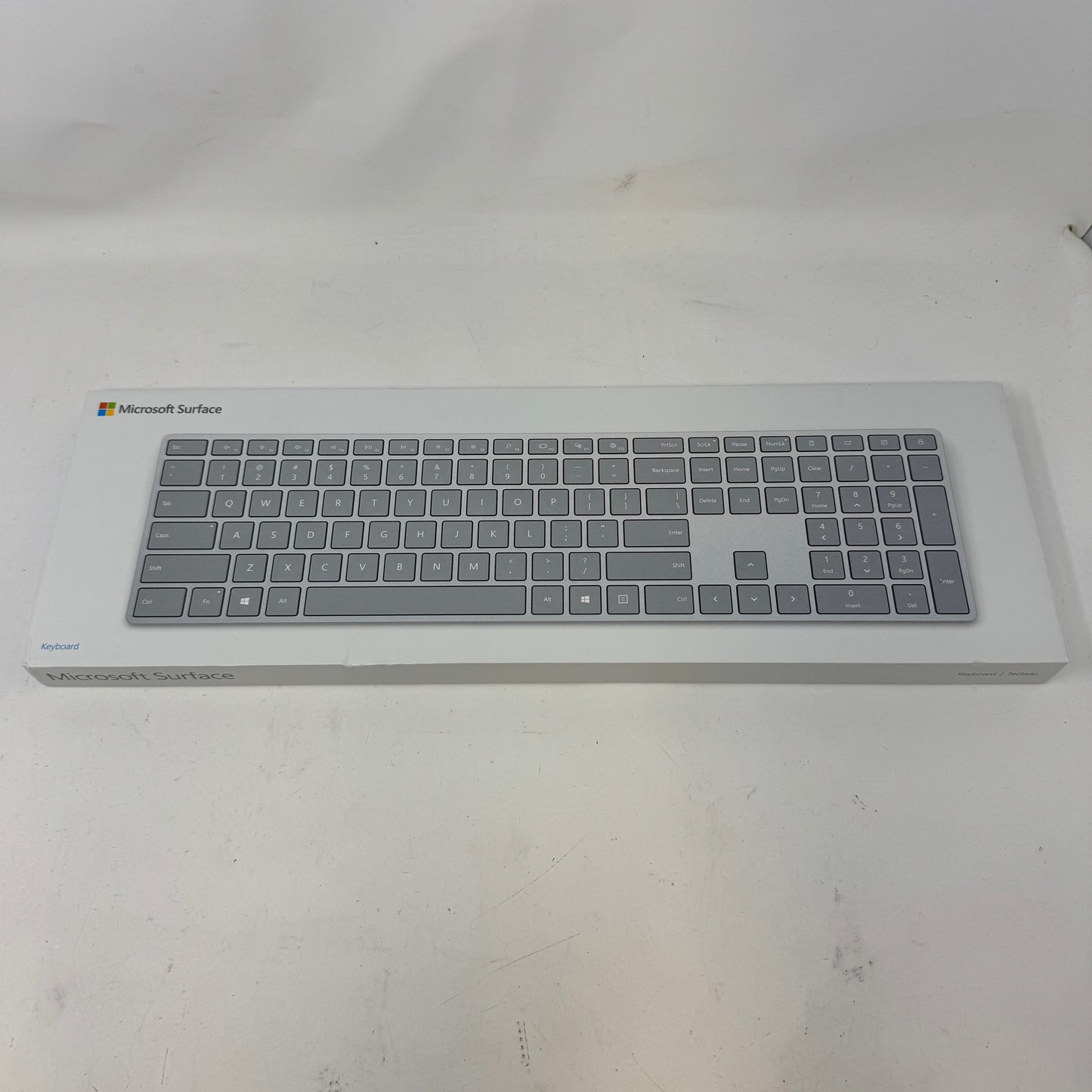 Microsoft Surface Keyboard Model 1742 WS2-00025 Wireless Bluetooth Light Gray