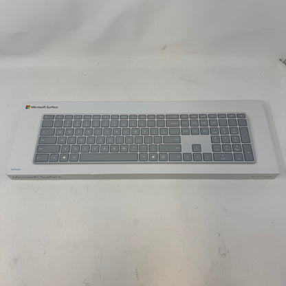 Microsoft Surface Keyboard Model 1742 WS2-00025 Wireless Bluetooth Light Gray