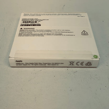 New Apple AirTag (1st Gen) White A2187 GPS Tracker