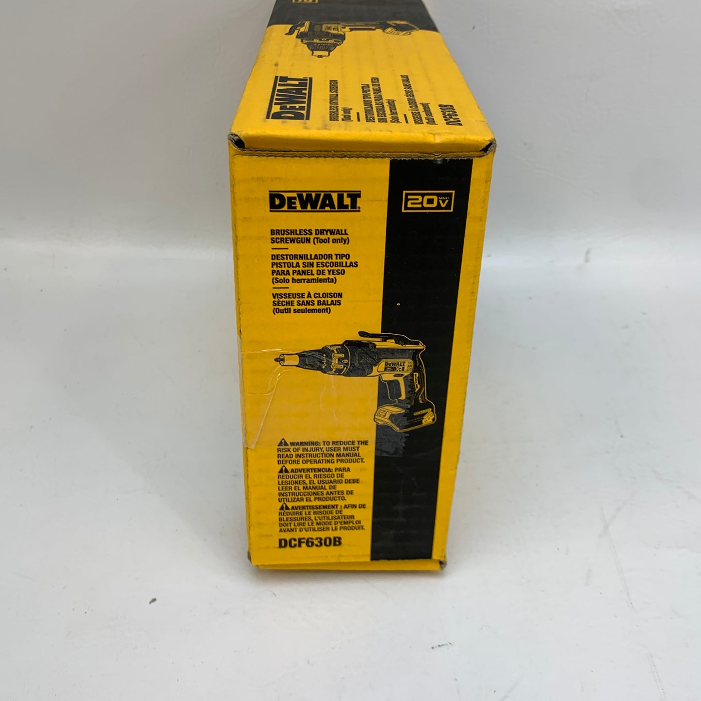 New DeWalt DCF630B 20V MAX XR Brushless Drywall Screwgun