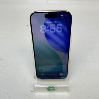 Broken Factory Unlocked Apple iPhone 16 Pro 128GB Desert Titanium MYMC3LL/A