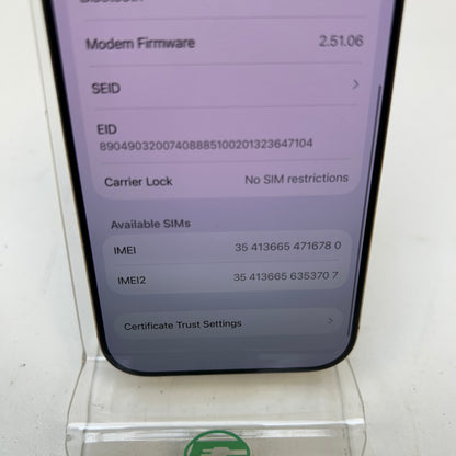 Broken Factory Unlocked Apple iPhone 16 Pro 128GB Desert Titanium MYMC3LL/A