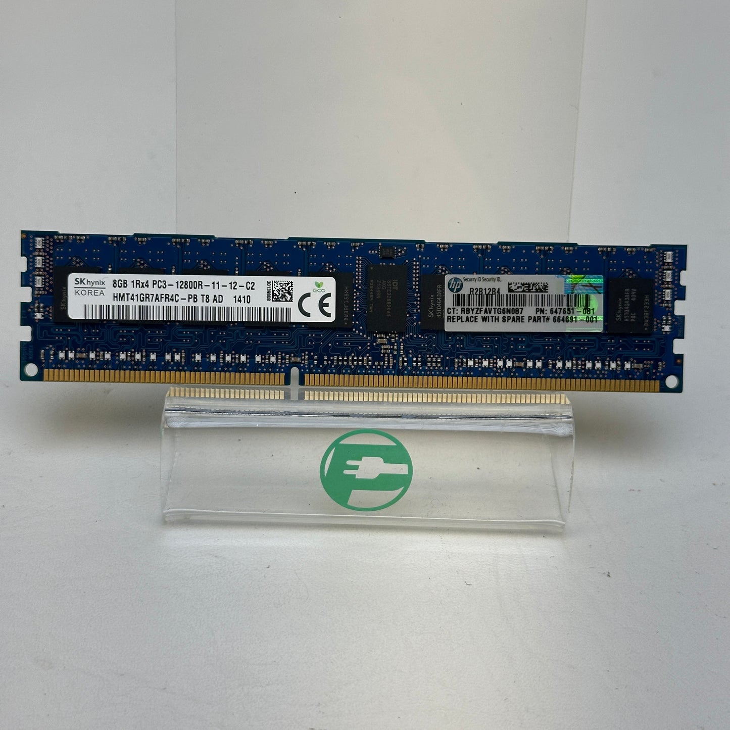 HP PC3-12800R-11 8GB (1x8GB) RAM DDR3 1066MHz HMT41GR7AFR4C-PB