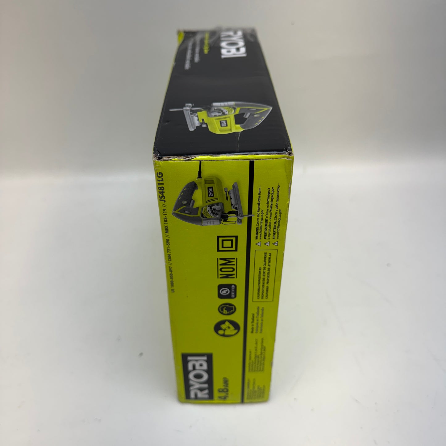 New Ryobi JS481LG 4.8 Amp Corded Variable Speed Orbital Jig Saw