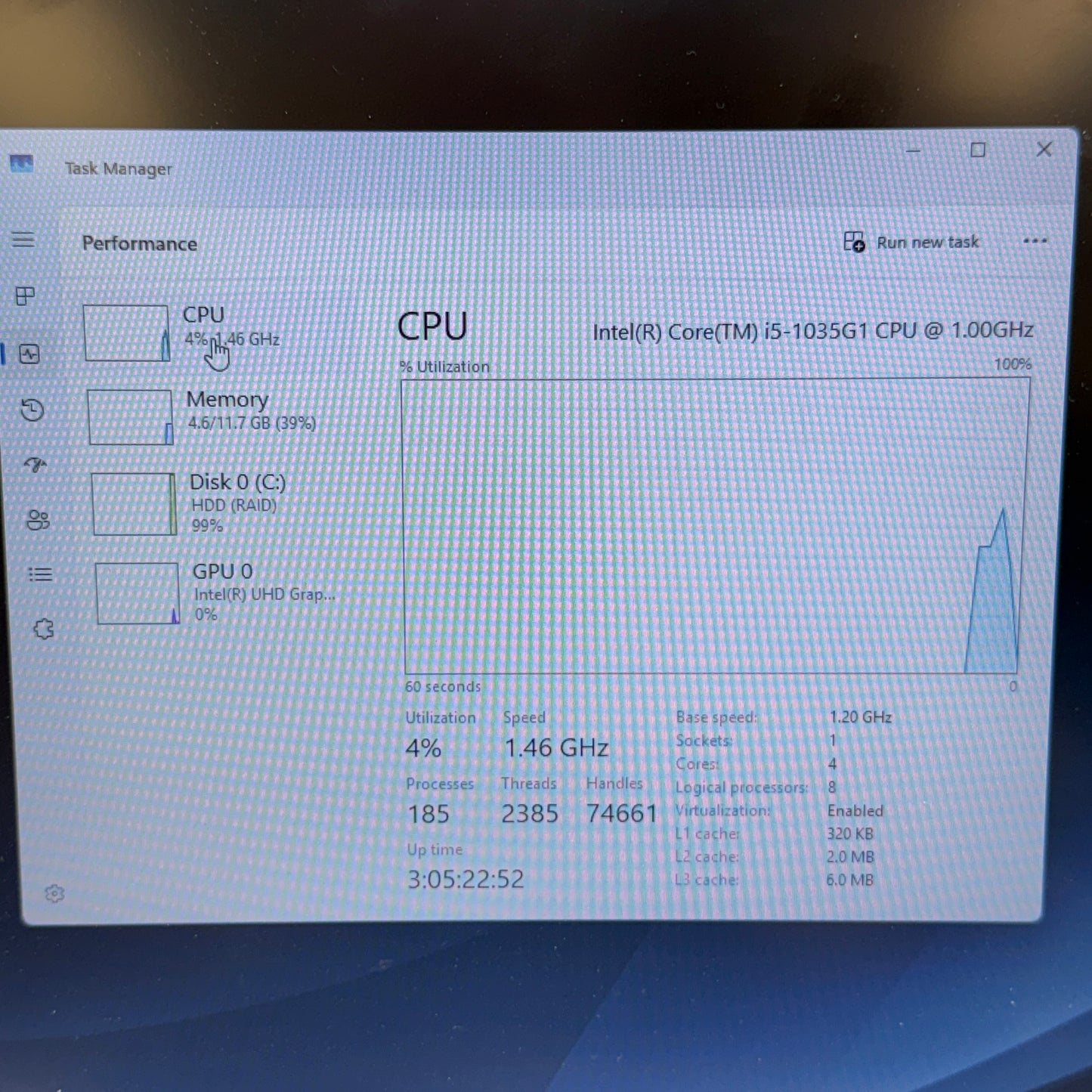 Asus Vivobook 17 X712J 17.3" i5-1035G1 1.0GHz 12GB RAM 1TB HDD