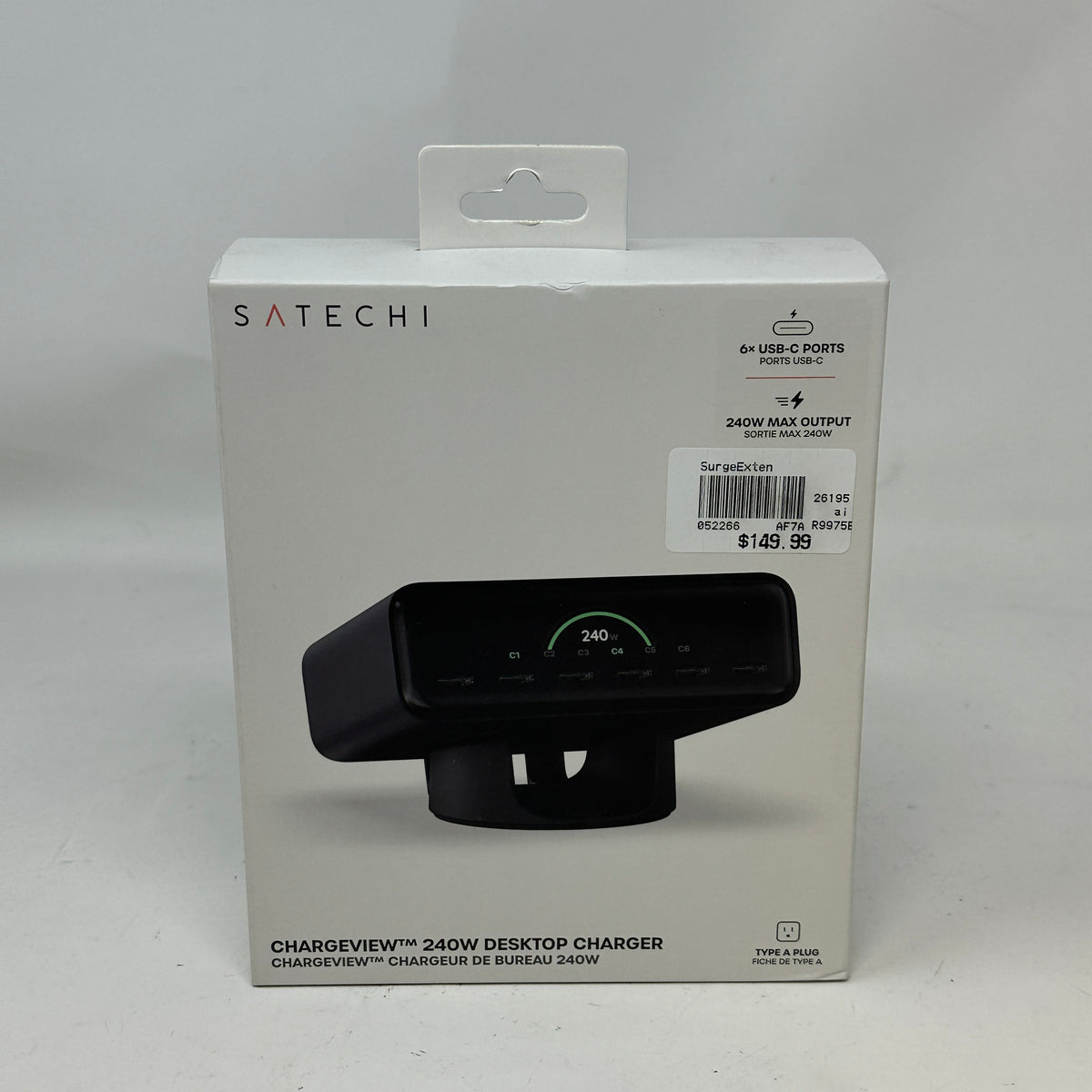 New Chargeview 240W Desktop Charger ST-C6CV240C-US