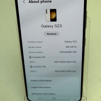 Verizon Samsung Galaxy S23 8GB RAM 128GB SM-S911U Cream