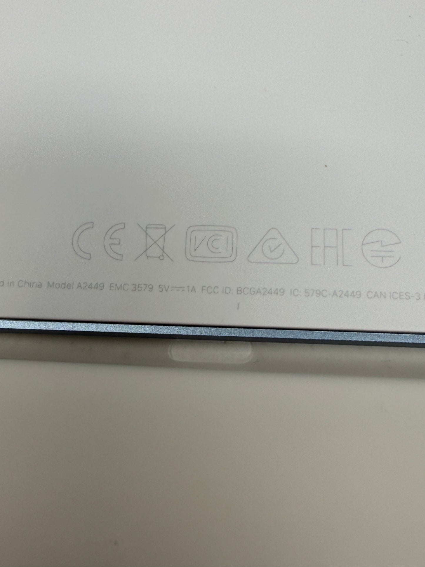 Apple 0.12 W Magic Keyboard (USB-C) with Touch ID A2449 White