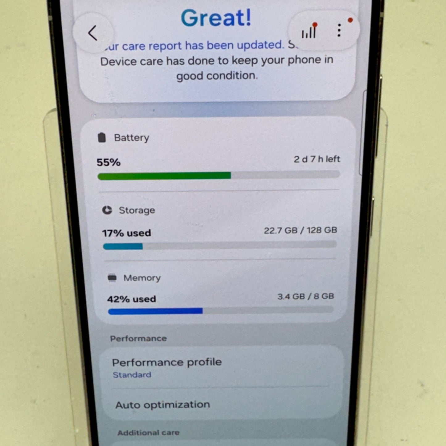 Verizon Samsung Galaxy S23 8GB RAM 128GB SM-S911U Cream