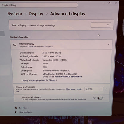 Lenovo legion 7 16IAX10 16" Core Ultra 9 275HX 2.7GHz 32GB RAM 1TB SSD GeForce 