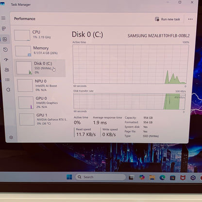 Lenovo legion 7 16IAX10 16" Core Ultra 9 275HX 2.7GHz 32GB RAM 1TB SSD GeForce 