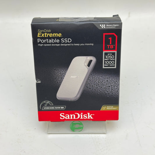 New SanDisk 1TB Extreme Portable SSD Rugged External NVMe Solid State Drive 