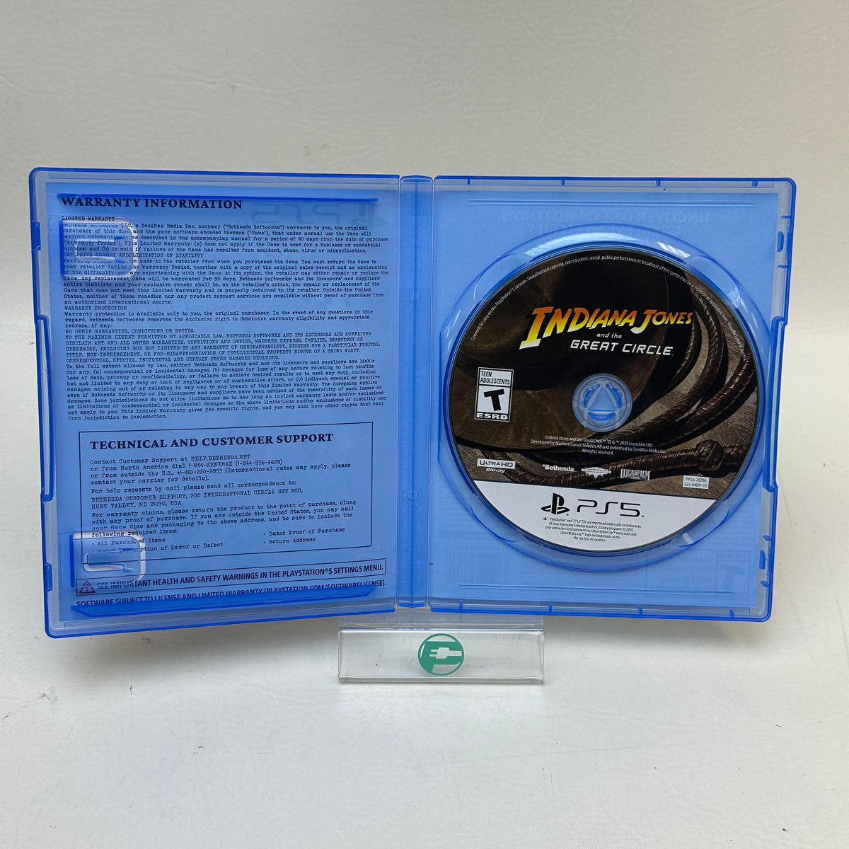 Indiana Jones And The Great Circle (Sony PlayStation 5 PS5, 2025)