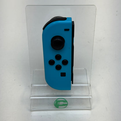 Nintendo Switch Joy-Con Left Controller HAC-015 Neon Blue OEM Wireless Gamepad