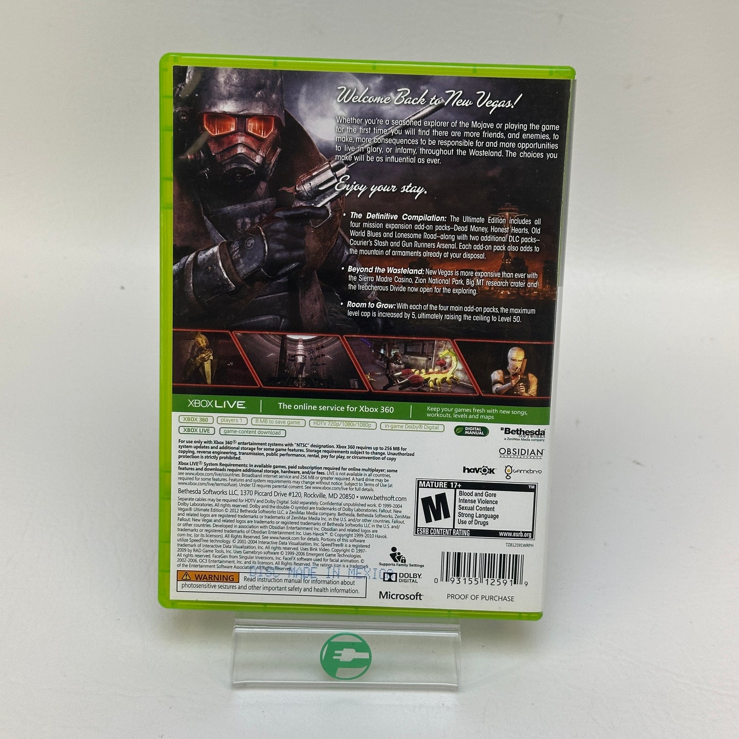 Fallout: New Vegas [Ultimate Edition] (Microsoft Xbox 360, 2012)