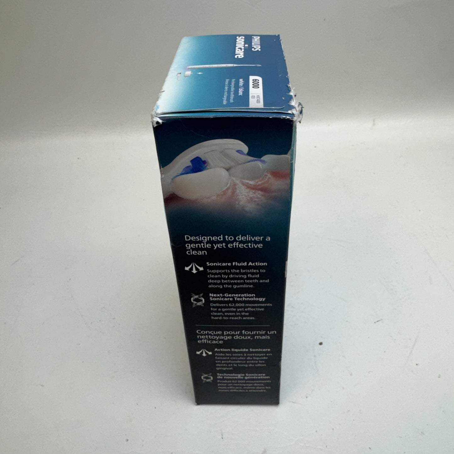 New Philips Sonicare 6000 Electric Toothbrush HX7400/03