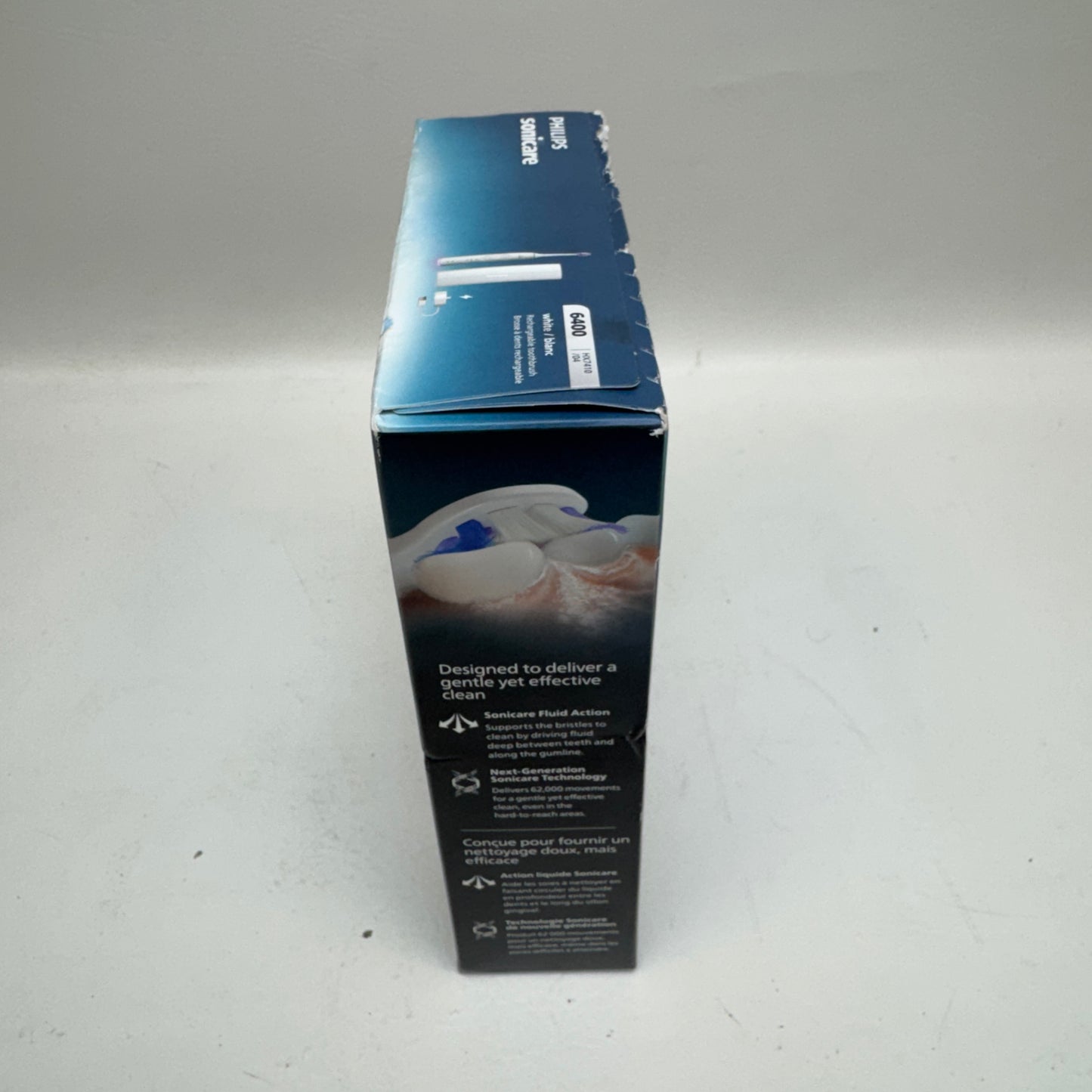 New Philips Sonicare 6400 Electric Toothbrush HX7410/04
